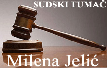 SUDSKI TUMAČ MILENA JELIĆ Valjevo - Slika logo 