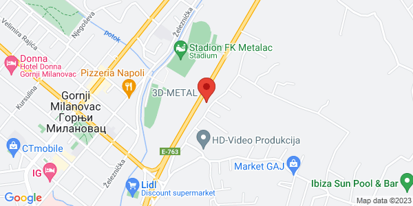 3D METAL DOO, Naselje Miodraga Radovanovića 43v, Gornji Milanovac