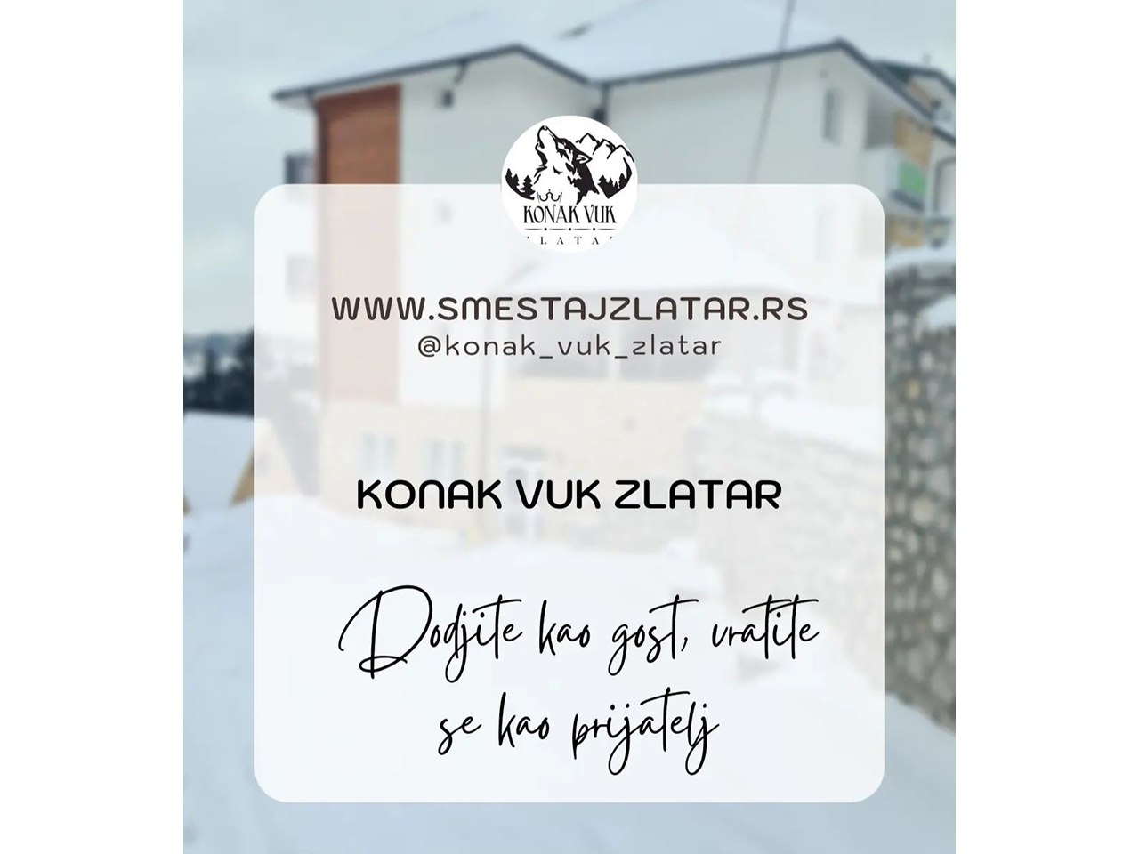 KONAK VUK Zlatar - Slika 1